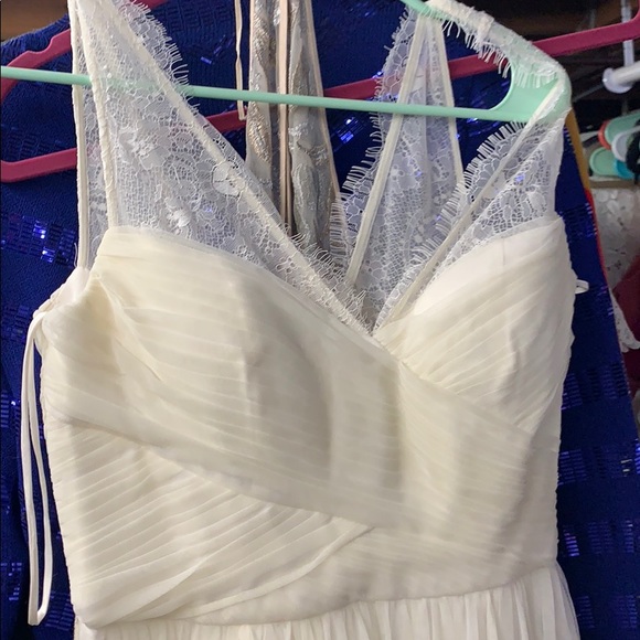 BHLDN Anthropologie Lace hitherto fleur off white - Picture 6 of 8